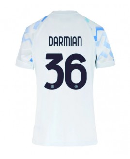 Günstige Inter Milan Matteo Darmian #36 Auswärtstrikot Damen 2025-26 Kurzarm